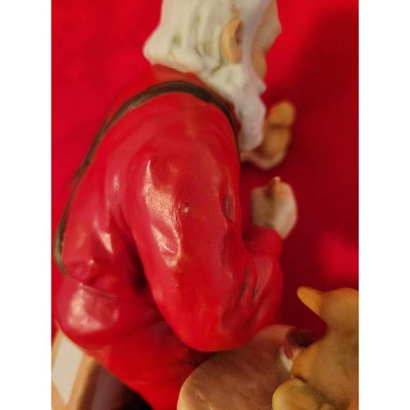 Rare Vintage Tom Browning Ceramic Possible Dreams Santa's Time Off 1991 Duck - Picture 8 of 9